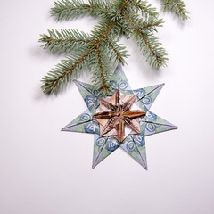 banknotes in the form of snowflakes