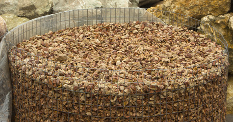 wet crushed marble, pebbles, granite, texture,
