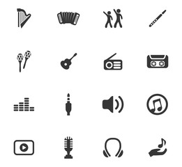 Disco Or Club icons set