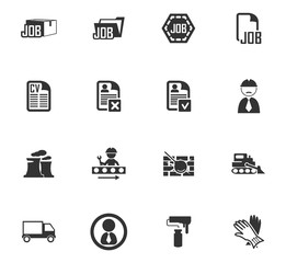 Job icons set