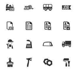 Job icons set