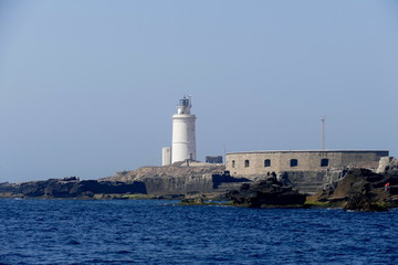 Fototapeta na wymiar Leuchtturm Faro de Punta de Tarifa
