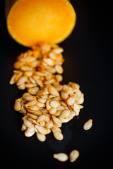 unpeeled pumpkin seeds