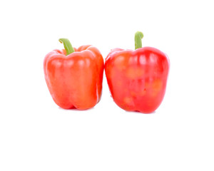 red pepper isolated on white background