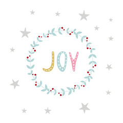 Card for winter holidays.