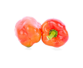 red pepper isolated on white background
