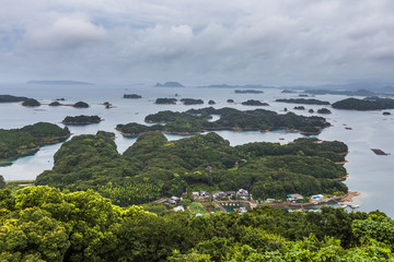 Kujuku Islands view in Sasebo, Kyushu, Japan