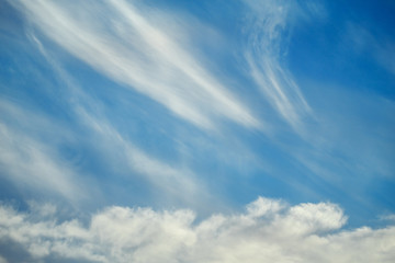 blue cloudy sky