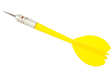 Old yellow dart arrow