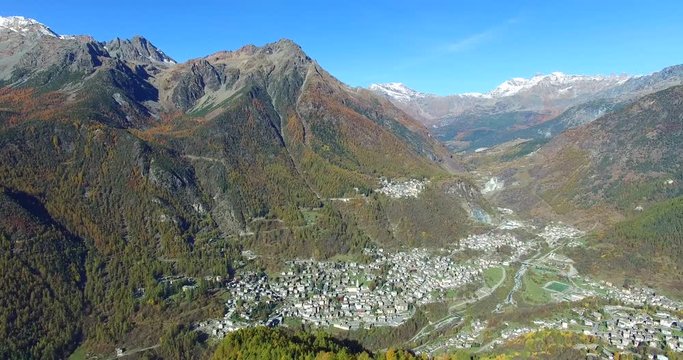 Vista panoramica - Comuni della Valmalenco (Chiesa in Valmalenco- Caspoggio - Lanzada)