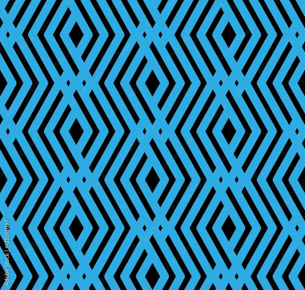 Poster blue rhythmic textured endless pattern, overlay continuous creat
