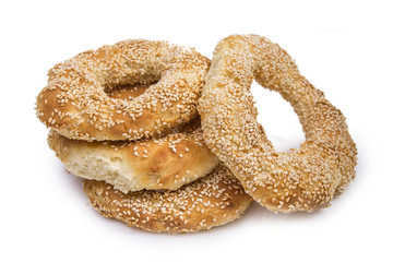 bagels with sesame seeds 