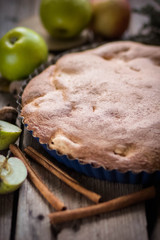 Homemade Organic Apple Pie Dessert Ready to Eat