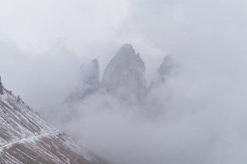 Drei Zinnen Lavaredo, Dolomites Alps mountains