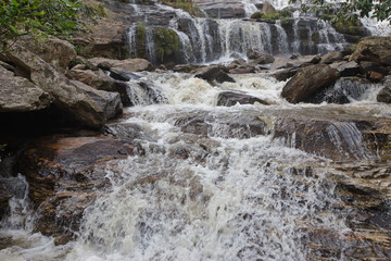 Fototapeta premium waterfall close up 