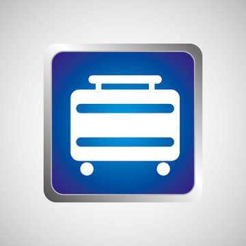 recommend clip art: travel suitcase service hotel design, vector illustration  graphic 