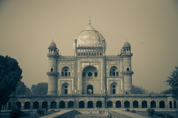 Fototapeta na wymiar Vintage Tomb of Safdarjung, Delhi