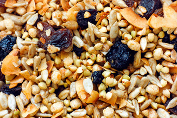 Gluten free blend of toasted buckwheat and crisped rice with mixed seeds, dried fruit and coconut. 