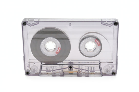 audio tape isolated on white background