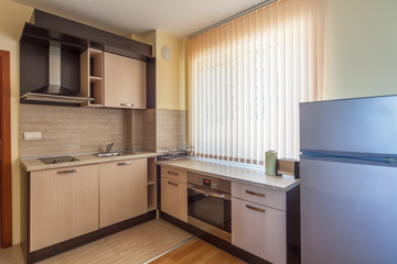 Modern kitchen interior. Interior photography.