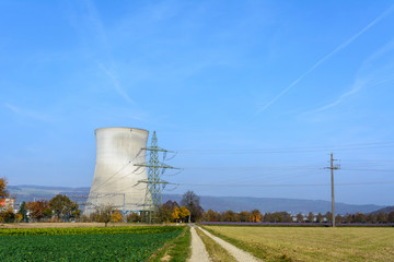 Atomkraftwerk für Energie in Kernkraftwerk