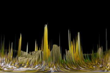 Paesaggio roccioso di fantasia 3d  © oraziopuccio