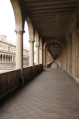 Couloir de l'hôpital de l'Hôtel-Dieu à Paris	