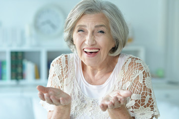 portrait of senior woman 