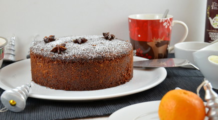 Winterlicher Kuchen mit Sternanis und Orangen © Eva