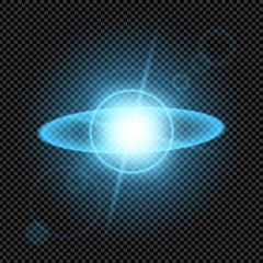 Creative concept Vector set of glow light effect stars bursts with sparkles isolated on black background. For illustration template art design, banner for Christmas celebrate, magic flash energy ray