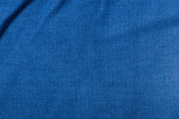 Detail of  blue jeans