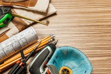Set of architect tools