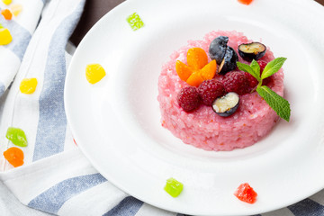 pink mochi japanese sweet rice treat