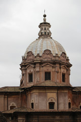 Fototapeta na wymiar Basilica, Roman Forum, Italy 