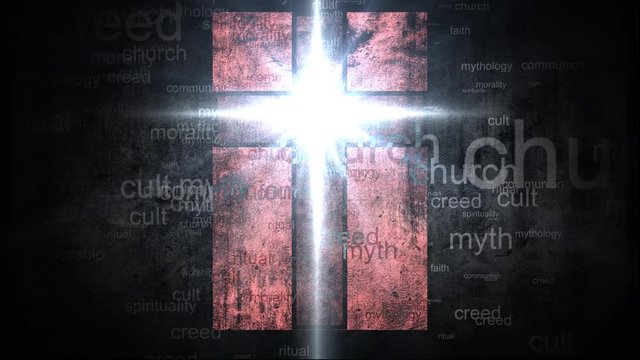 Religion faith cross. Words synonyms for religion