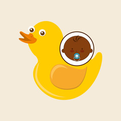 cute baby afro toy design vector illustration eps 10