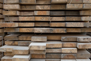 Wood timber construction material for background and texture. Wo