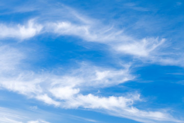 Natural blue cloudy sky at daytime