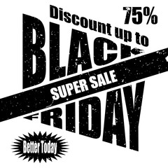 Black Friday banner template design