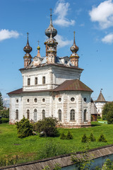 Fototapeta na wymiar Golden Ring. Cathedral of the Archangel Michael in Yuryev-Polsky