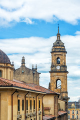 Fototapeta na wymiar Primary Cathedral in Bogota, Colombia