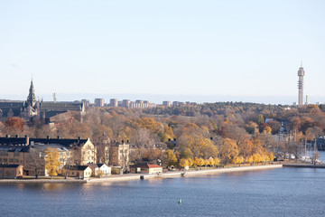 The beautiful Skeppsholmen in central Stockholm