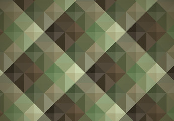 Green Military Camouflage Inspired Geometric Pattern 1