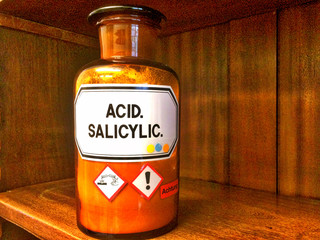 Standgefäß Apotheke - Acidum Salicylicum 