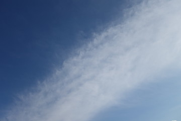 Clouds in the blue sky