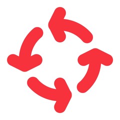 Circle button vector isolated