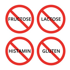 Fructose Lactose Histamin Gluten Nahrungsmittelunverträglichkeiten und Nahrungsmittelallergien