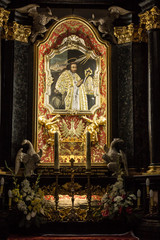 Krakow, Poland - October 2, 2016 r. Altar of St. Stanislaus of t