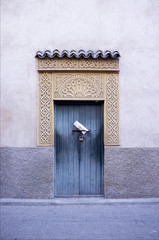 Haustür in Marrakesch