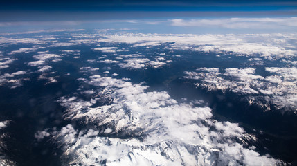 Alps snow-capped peaks